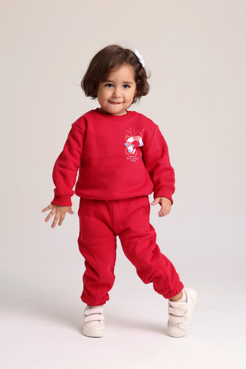 unisex cotton sweatshirt - red