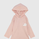 "playful child" long-sleeved hooded t-shirt