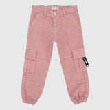 dusty pink cargo pants