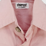 unisex pink long-sleeved overshirt