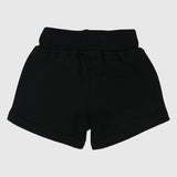 unisex black cotton shorts