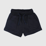 unisex navy cotton shorts