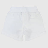 unisex white cotton shorts