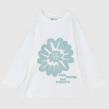 "play among the flowers" long-sleeved t-shirt