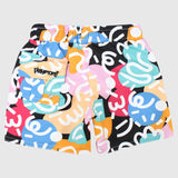 multicolored swim suit