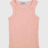 cropped ribbed tank top