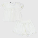 white 2-piece outfit set