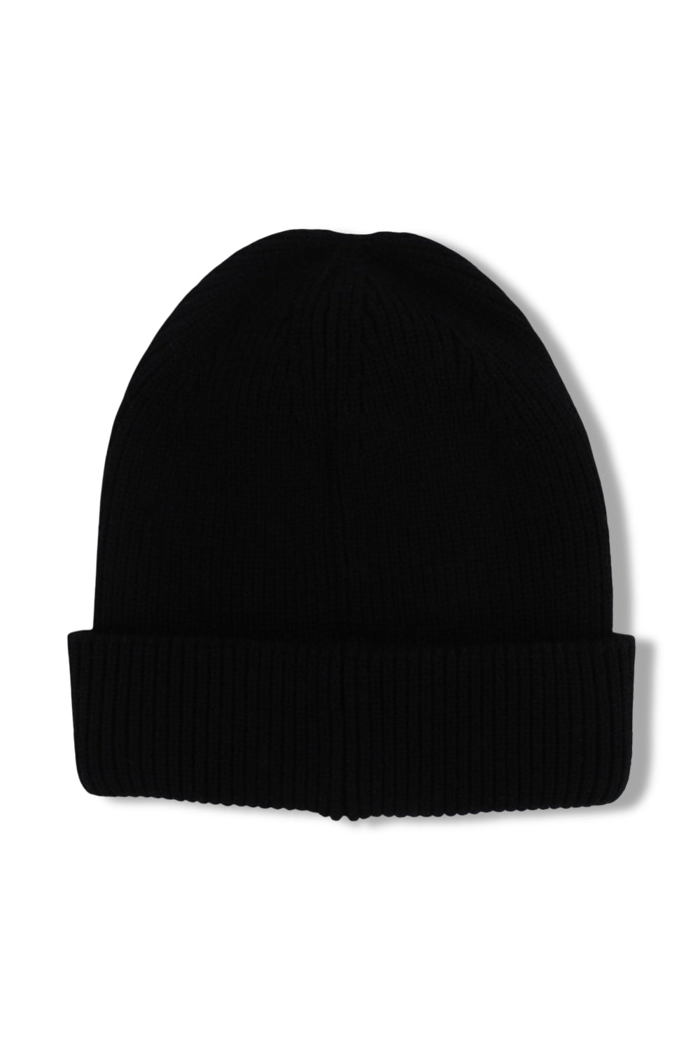 unisex cozy blend beanie – black with triple smiley vibes
