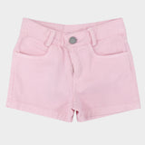 pink gabardine shorts