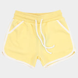 yellow cotton shorts