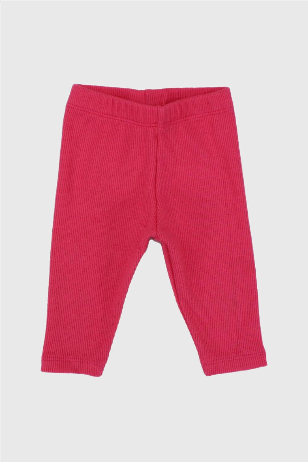 Red Ribbed Leggings - Ourkids - Playmore