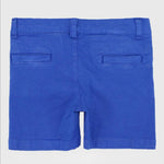 Royal Blue Gabardine Shorts - Ourkids - Playmore