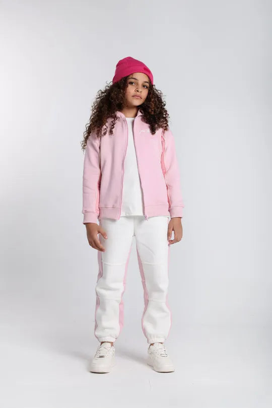 with the off-white & pink sweatpants