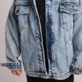 unisex blue denim jacket