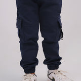 unisex navy lightweight cargo pants