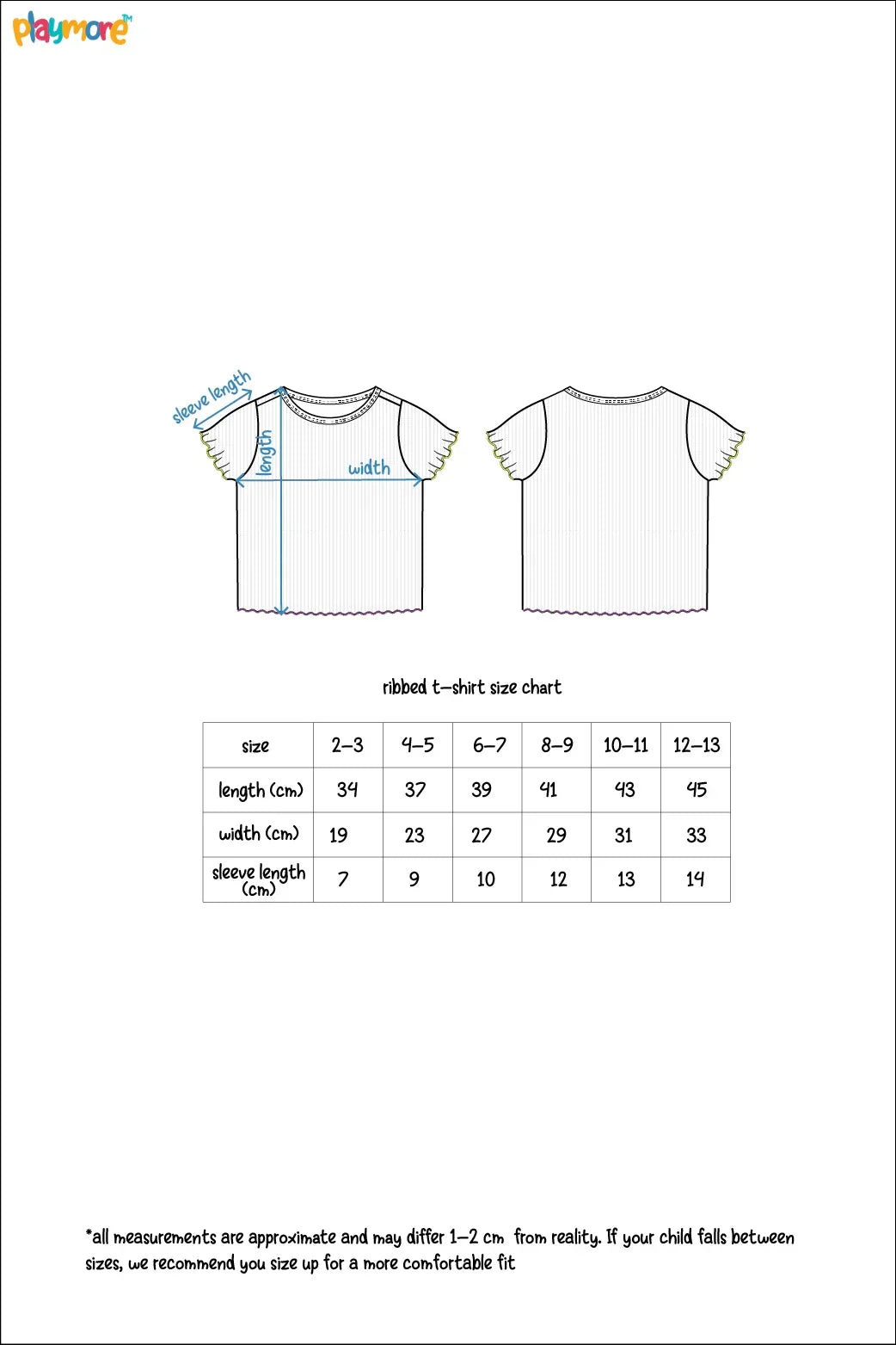 white ribbed short-sleeved t-shirt - playmore