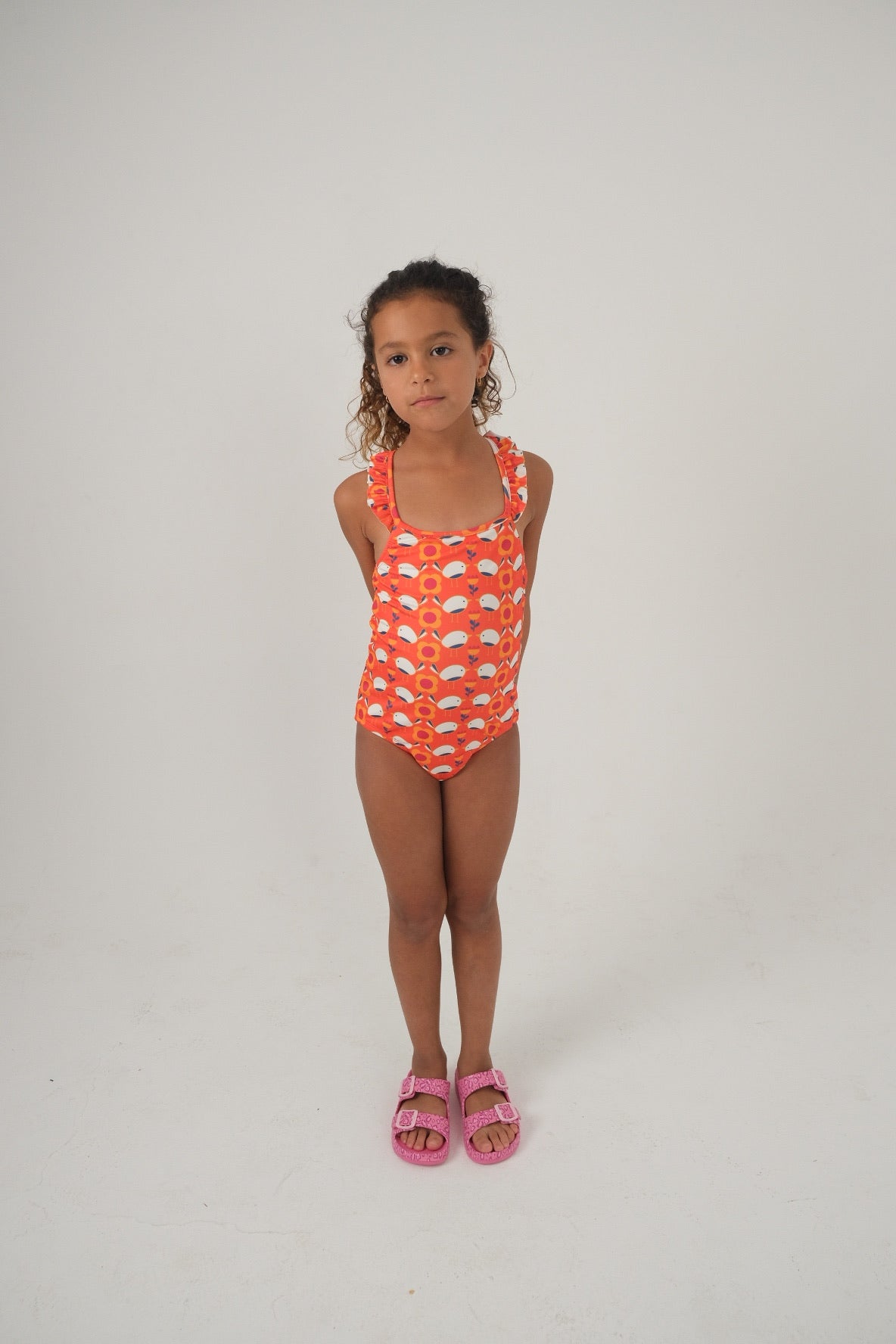 birds n flowers swimsuit