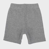 grey ribbed biker shorts