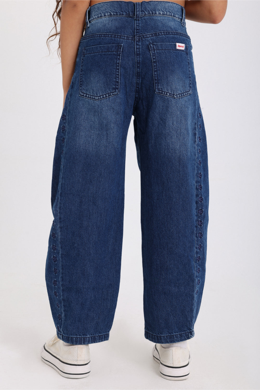 girls denim pants – blue wash