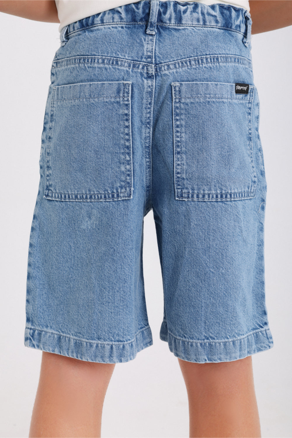 boys denim shorts – light blue