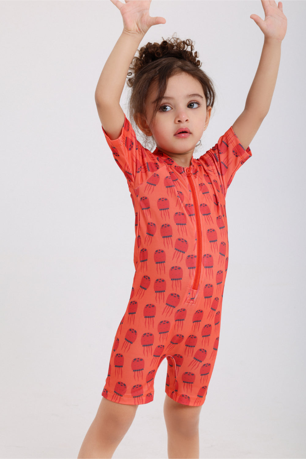 unisex baby swimsuit – orange