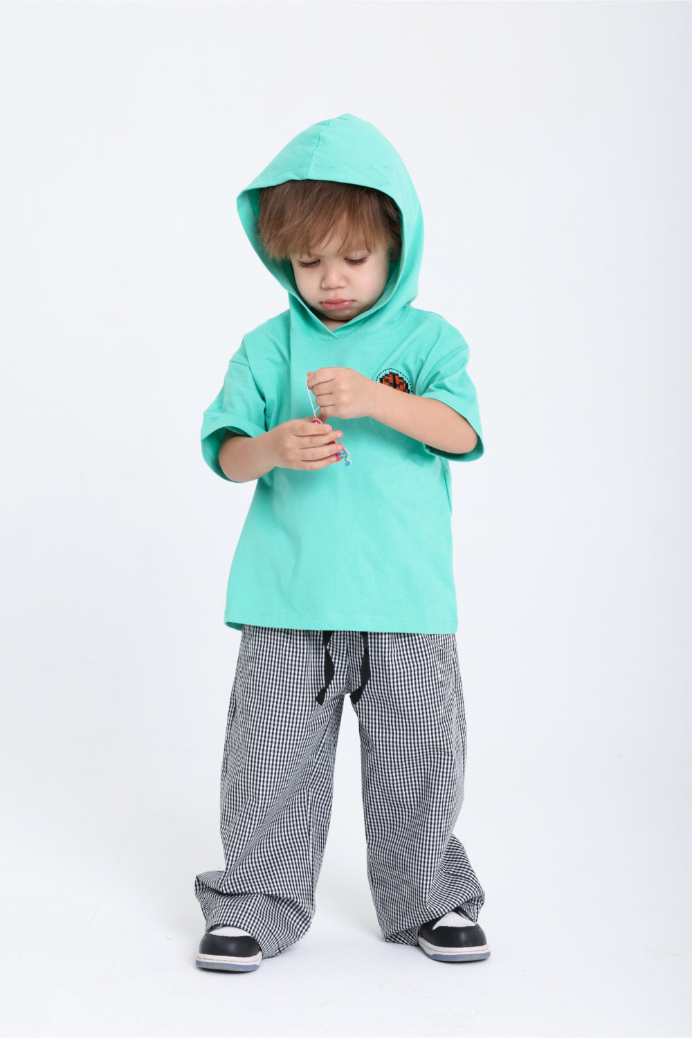 unisex baby mint "stop making sense" hooded t-shirt