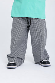 boys cotton pants – black & white