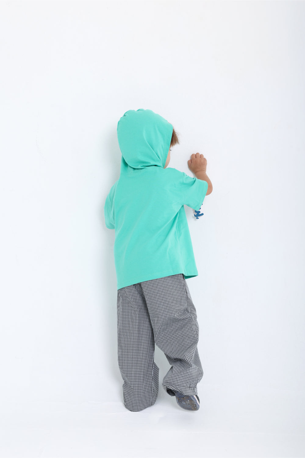 unisex baby mint "stop making sense" hooded t-shirt