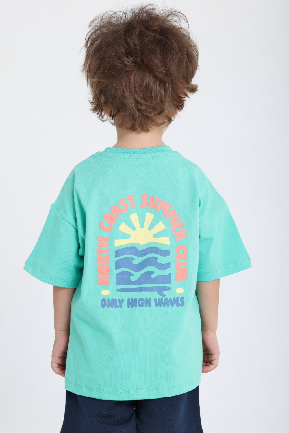 unisex baby mint cotton t-shirt – north coast summer club short sleeves