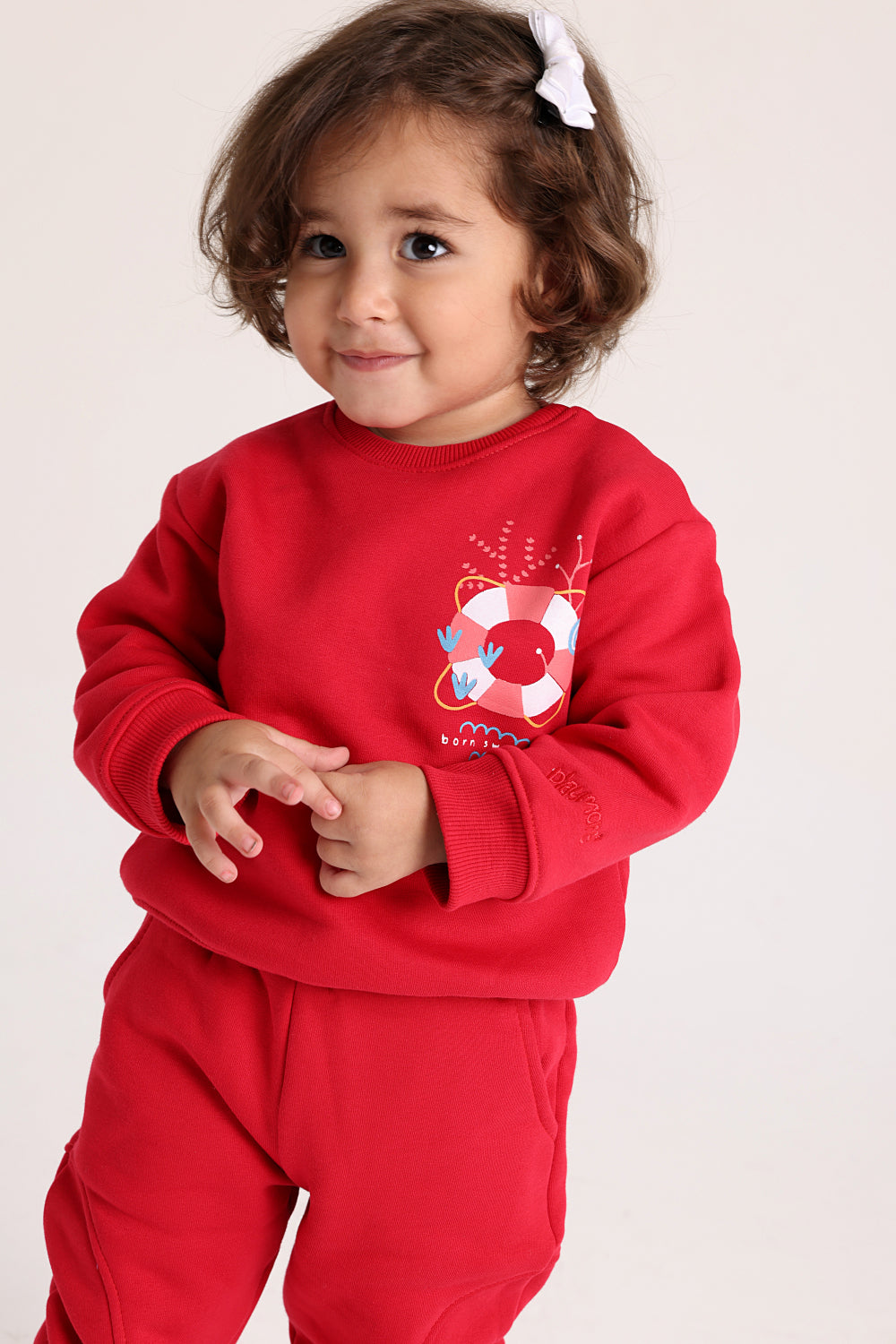 unisex cotton sweatshirt - red