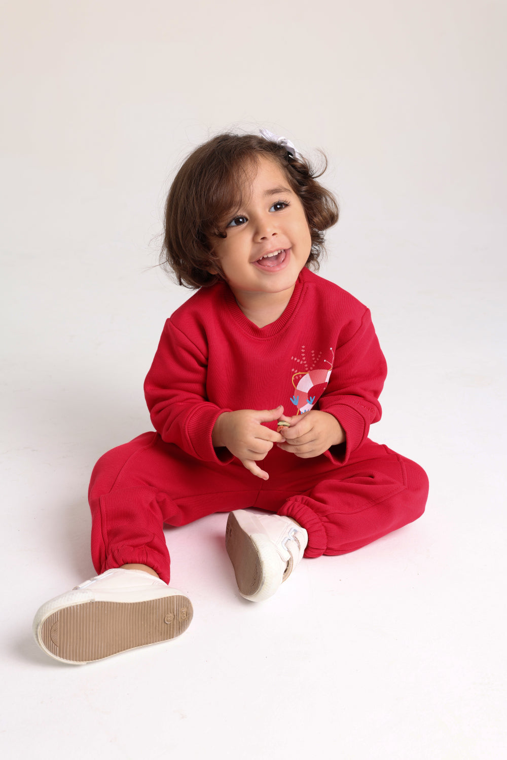 unisex cotton sweatshirt - red