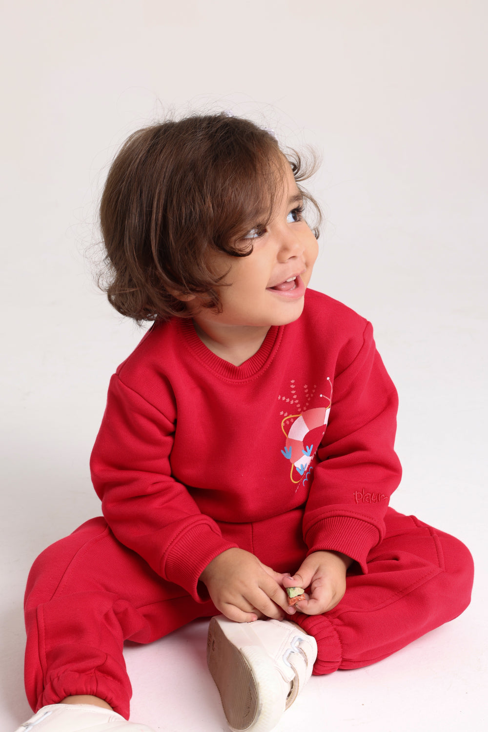 unisex cotton sweatshirt - red