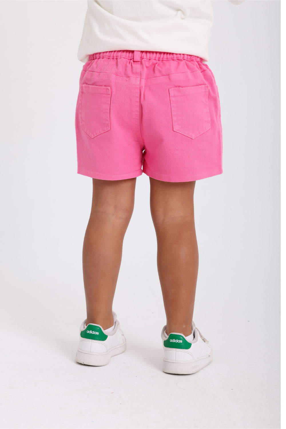 baby girls gabardine shorts – fuchsia