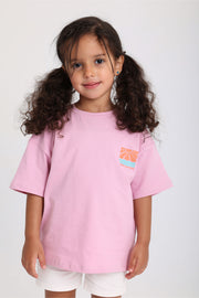 teens pink north coast lovin’ short sleeved t-shirt