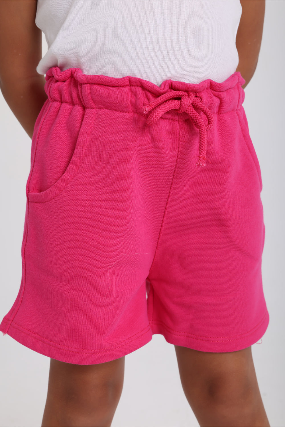 baby cotton shorts – fuchsia