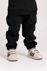 Unisex cotton sweatpants – black