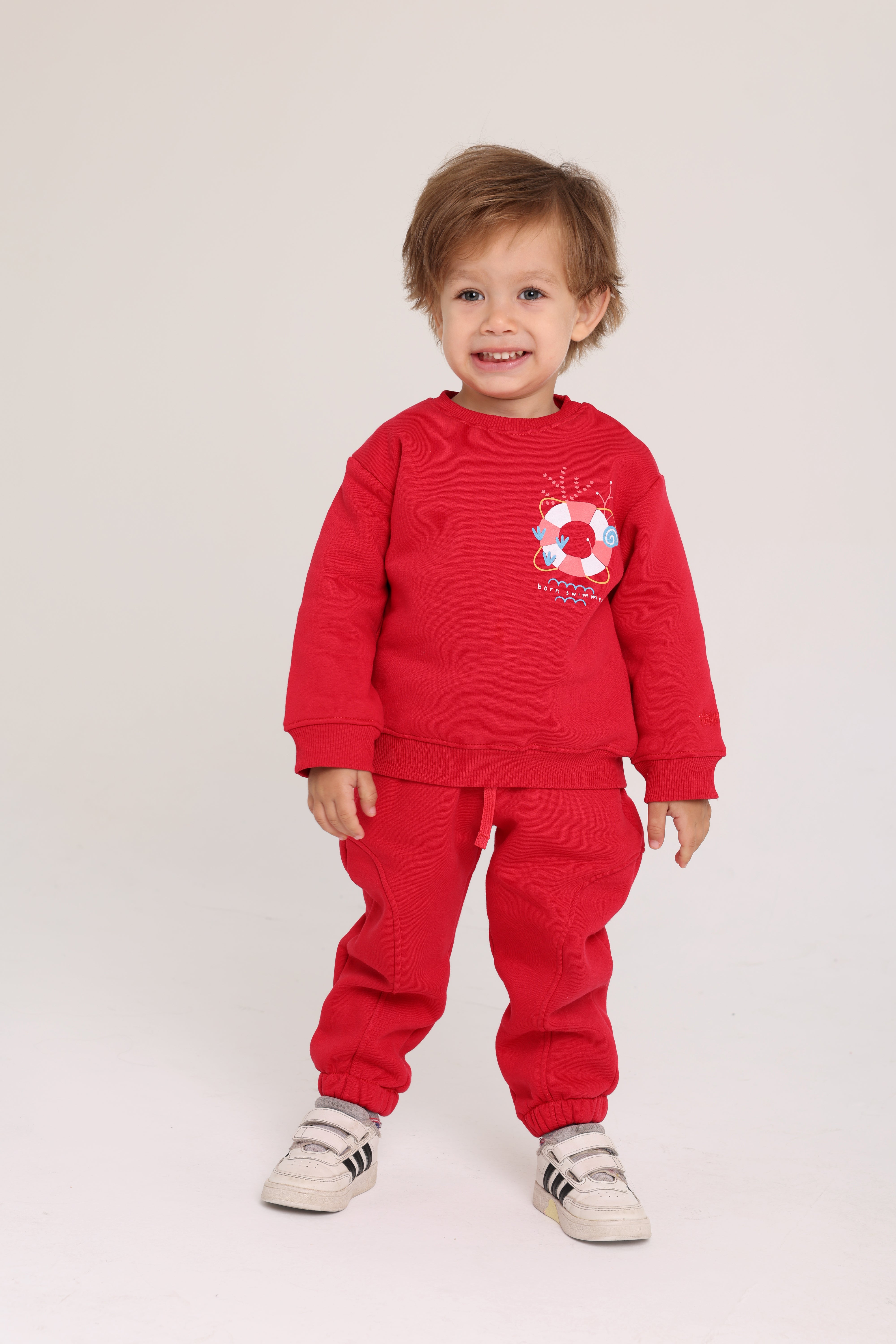 unisex cotton sweatshirt - red