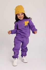 unisex cotton sweatshirt - purple