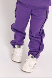 unisex cotton sweatpants - purple