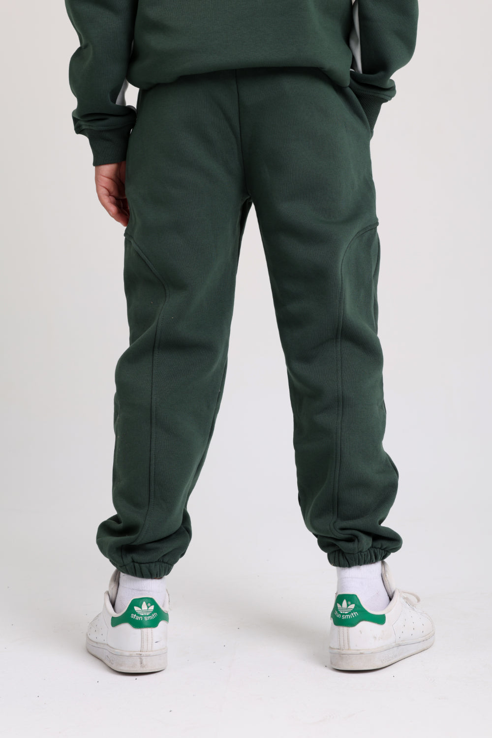 boys cotton sweatpants – olive
