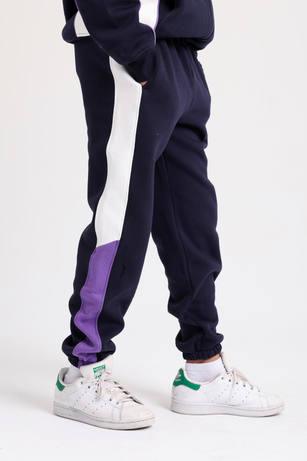 unisex cotton sweatpants - navy