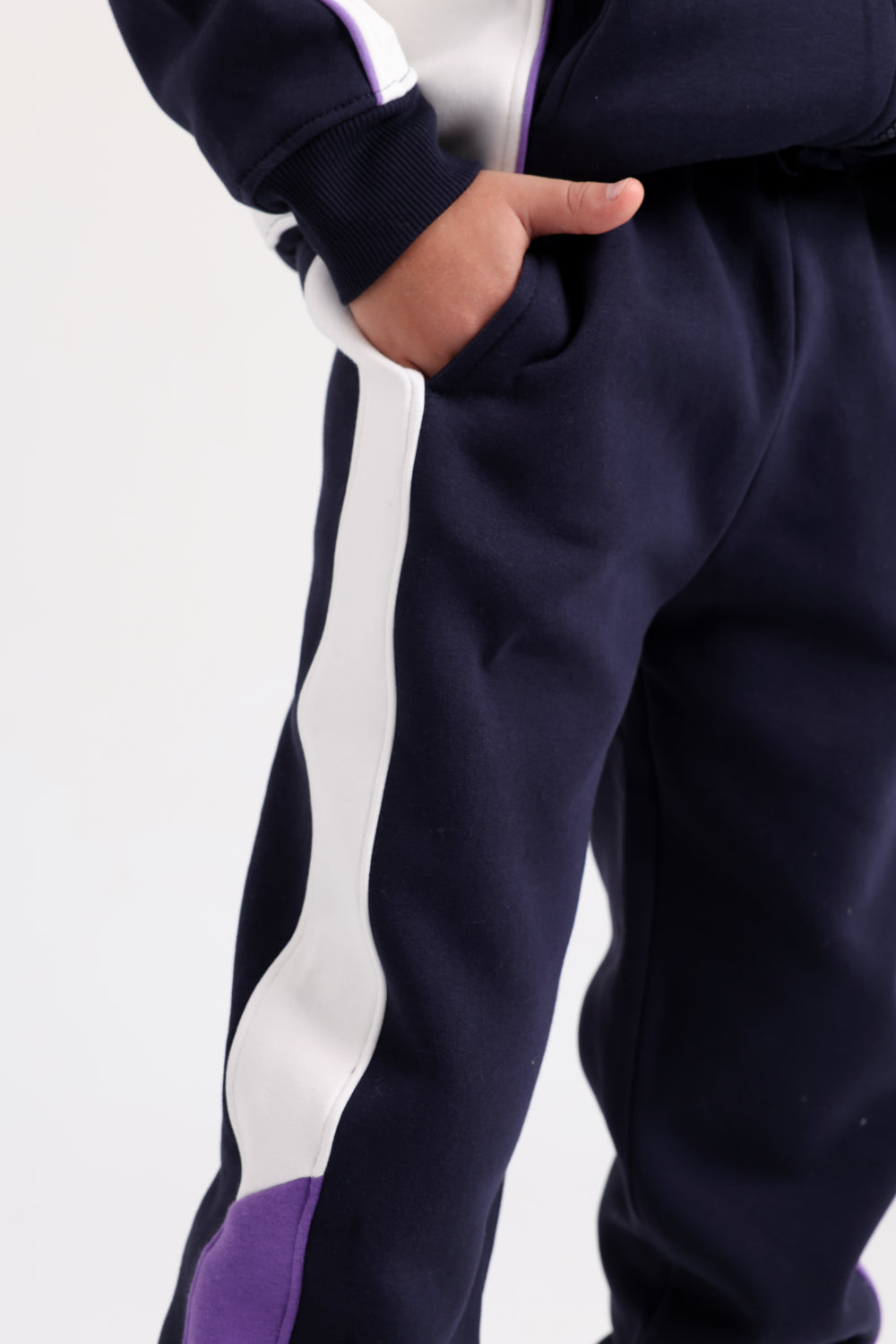 unisex cotton sweatpants - navy