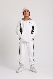 unisex cotton hoodie – offwhite "prefect" design