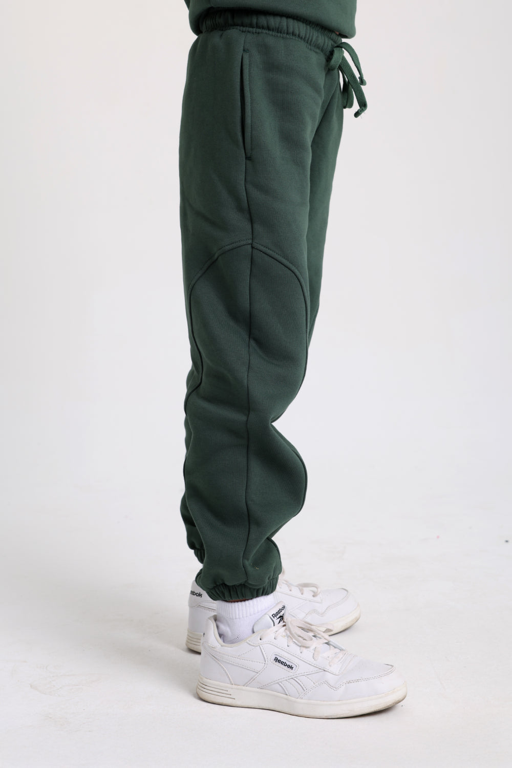 boys cotton sweatpants – olive