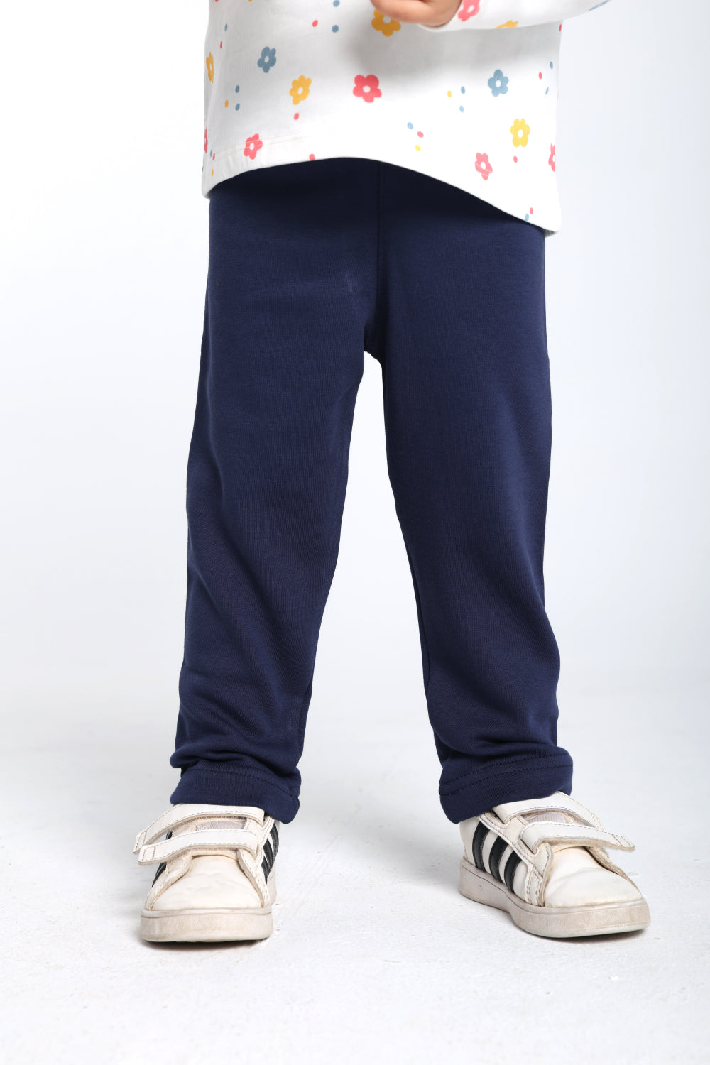 unisex interlock fur leggings – navy