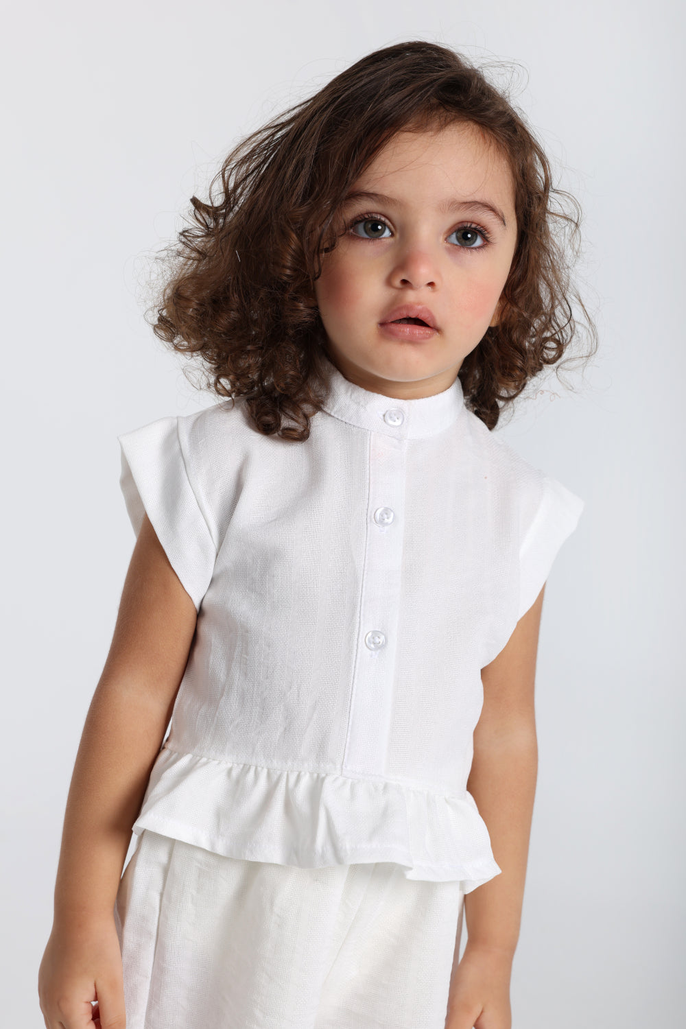 baby girls 2-piece outfit set – off-white