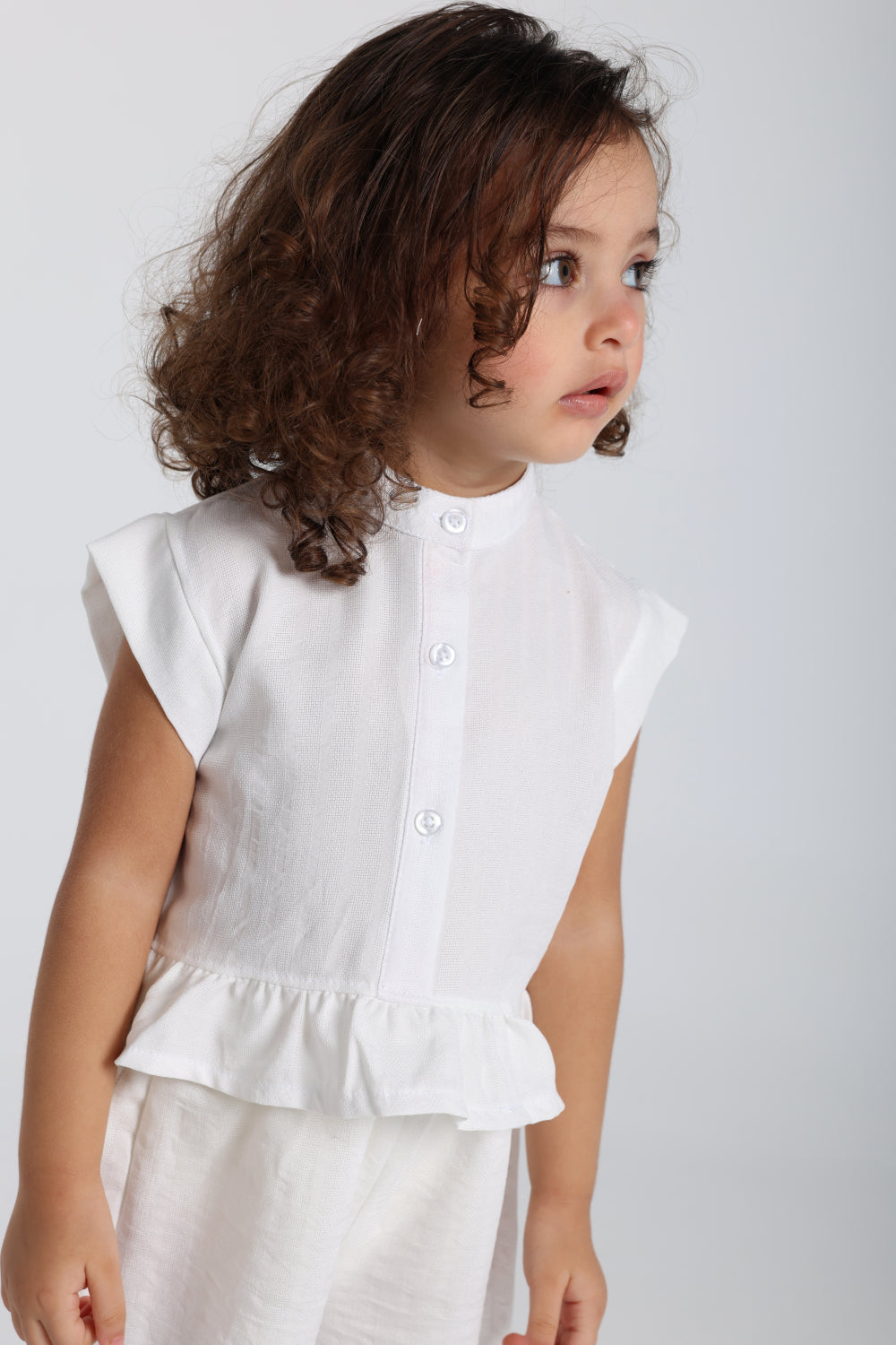 baby girls 2-piece outfit set – off-white