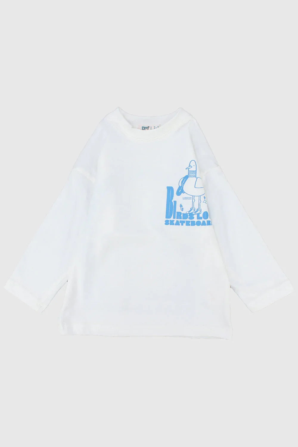 skating bird long-sleeved t-shirt - playmore