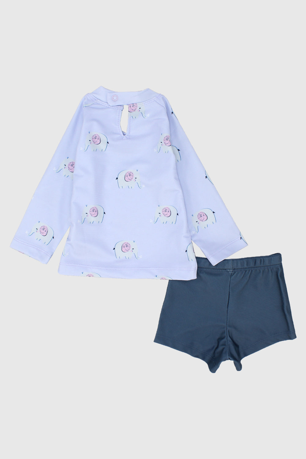 little elephant sleeved 2-piece swimsuit