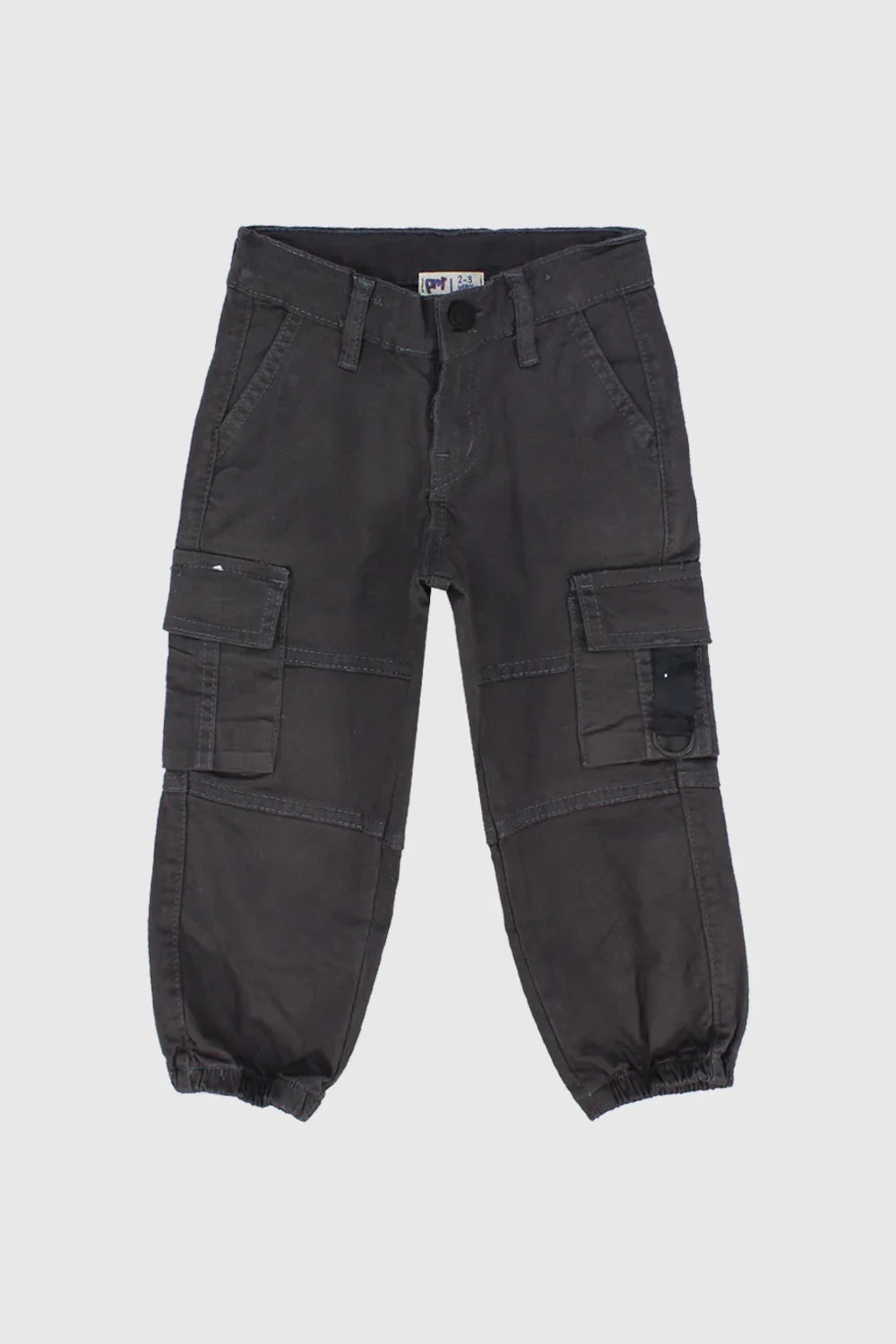 unisex charcoal lightweight cargo pants - playmore
